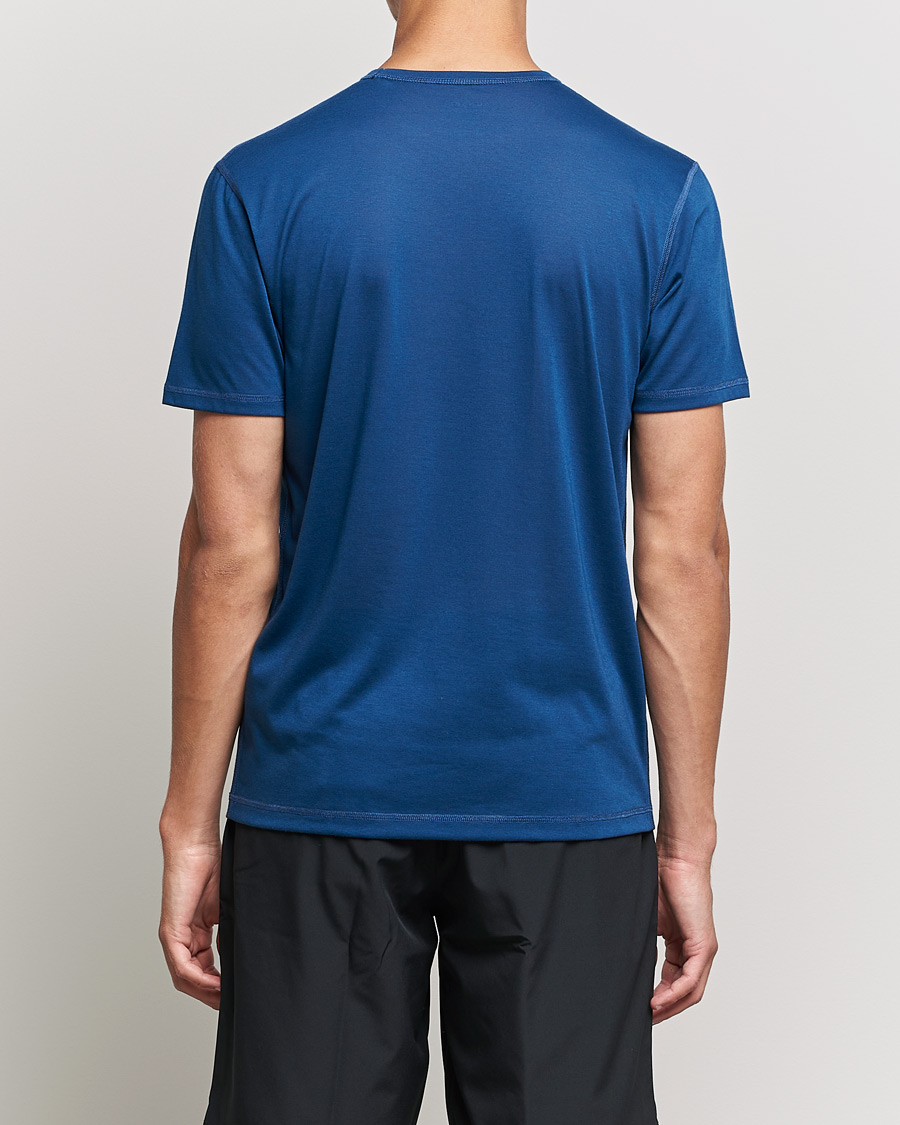 Herr | T-Shirts | Sunspel | Active Tee Navy