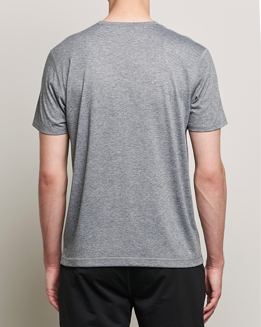 Herr | T-Shirts | Sunspel | Active Tee Grey Melange