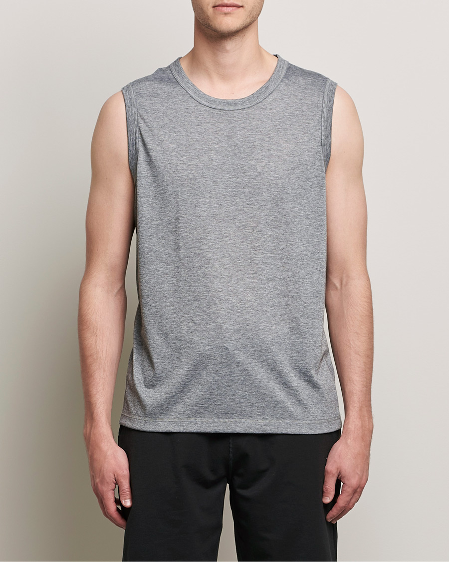 Herr | Avdelningar | Sunspel | Active Vest Grey Melange