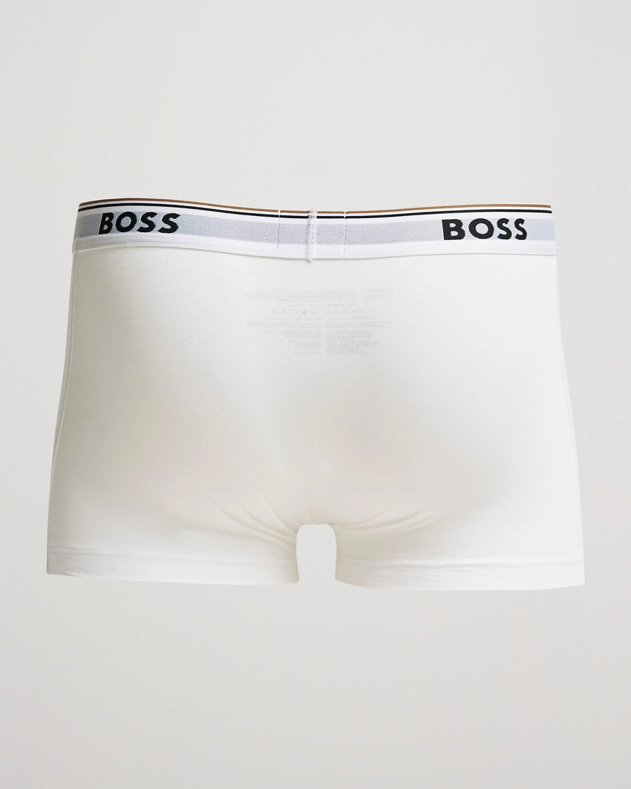 Herre | Trunks | BOSS BLACK | 3-Pack Trunk Boxer Shorts White