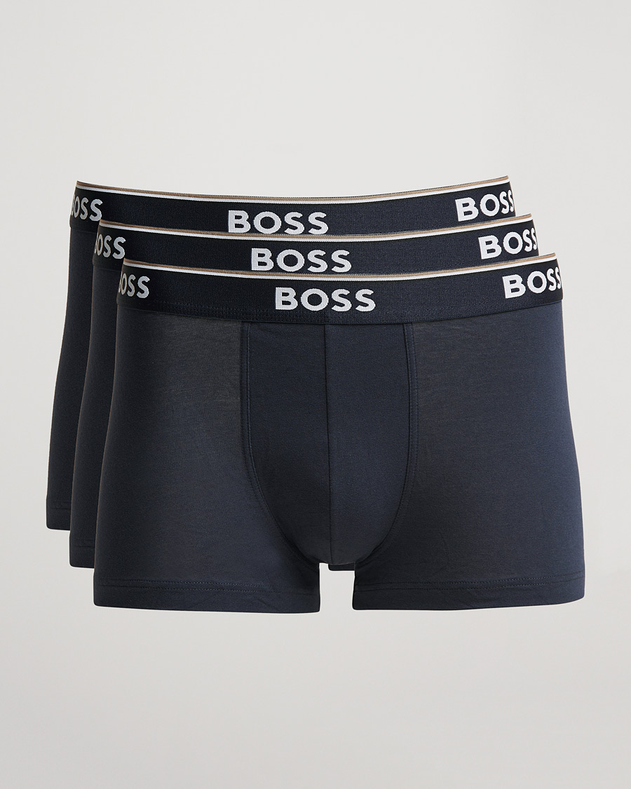 Herr | Underkläder | BOSS BLACK | 3-Pack Trunk Boxer Shorts Open Blue