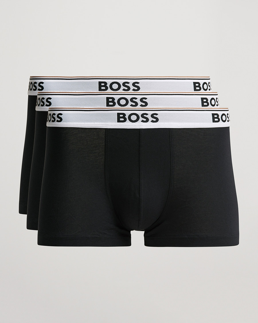 Herr |  | BOSS BLACK | 3-Pack Trunk Boxer Shorts Black/White