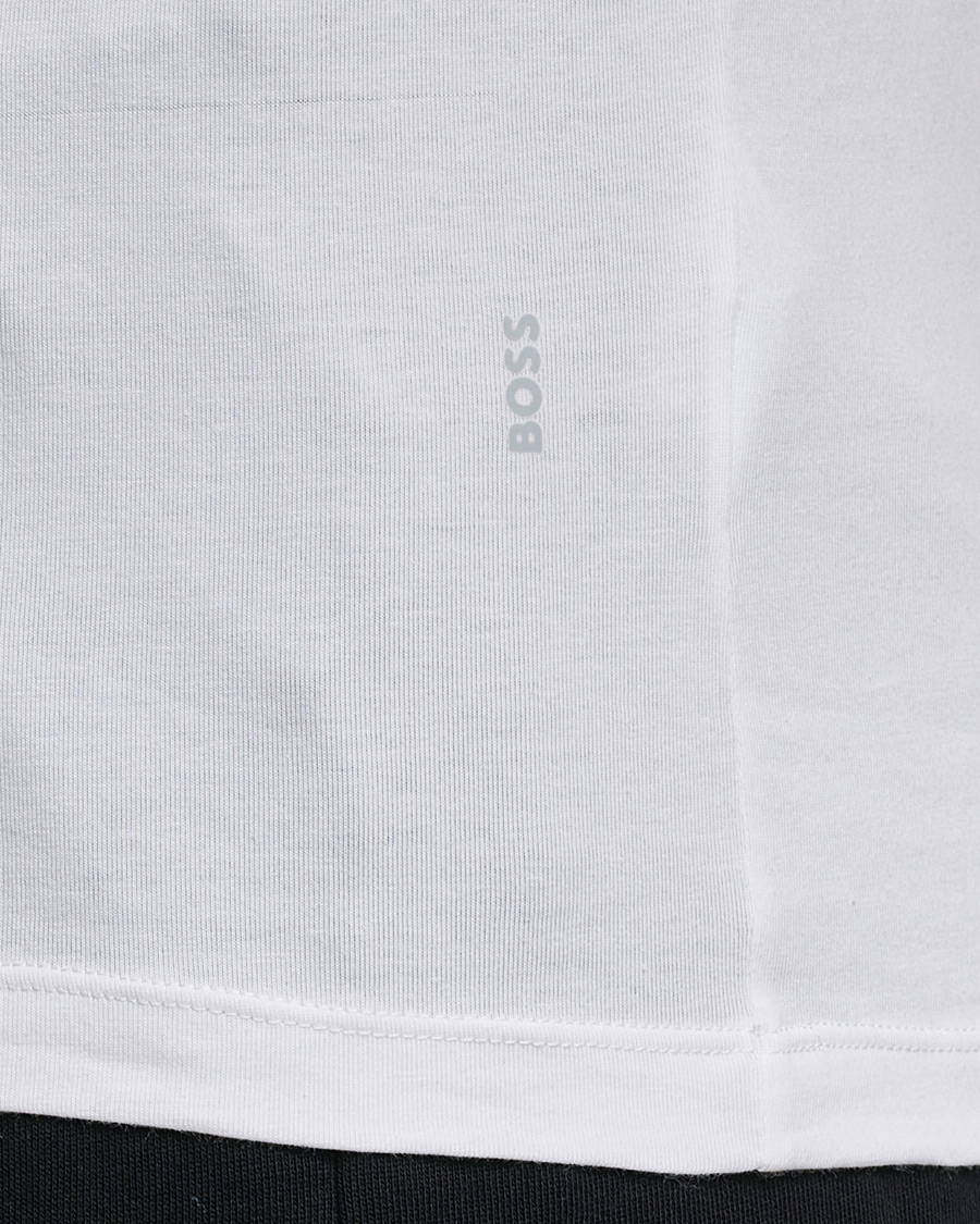 Herr | T-Shirts | BOSS BLACK | 2-Pack V-Neck Slim Fit T-Shirt White