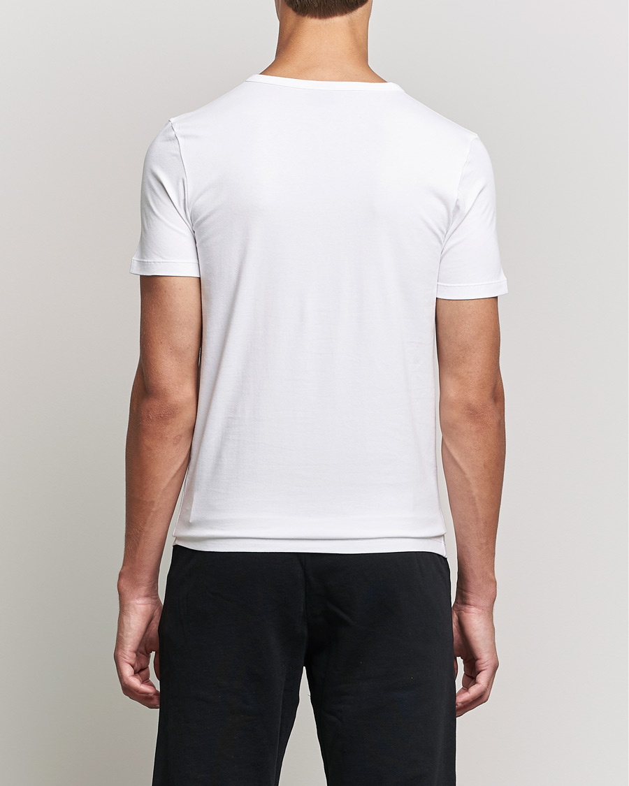 Herr | T-Shirts | BOSS BLACK | 2-Pack Crew Neck Slim Fit T-Shirt White