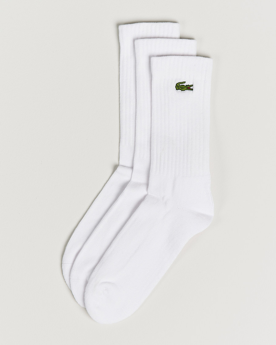 Herr | Underkläder | Lacoste Sport | 3-Pack Sport Socks White