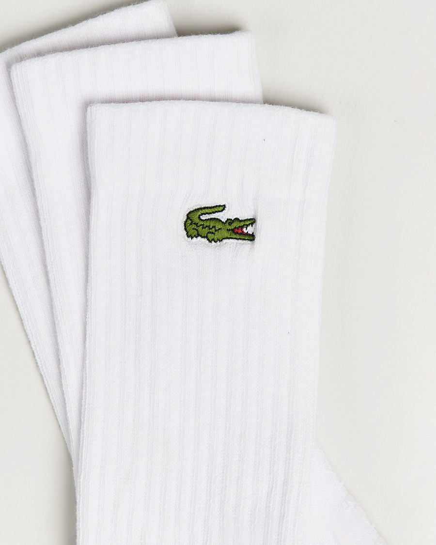 Herr | Underkläder | Lacoste Sport | 3-Pack Sport Socks White