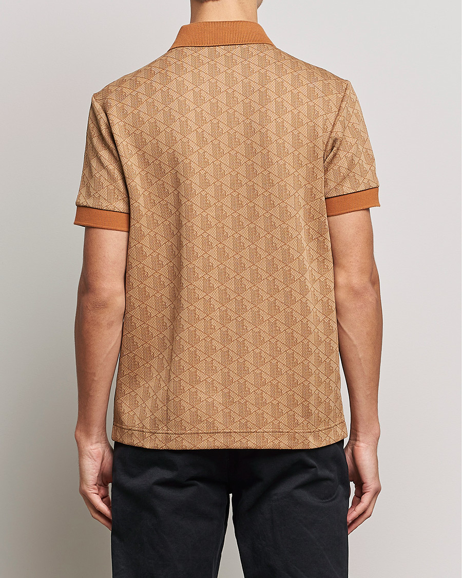 Herr | Pikéer | Lacoste | Classic Fit Monogram Jacquard Polo Viennese