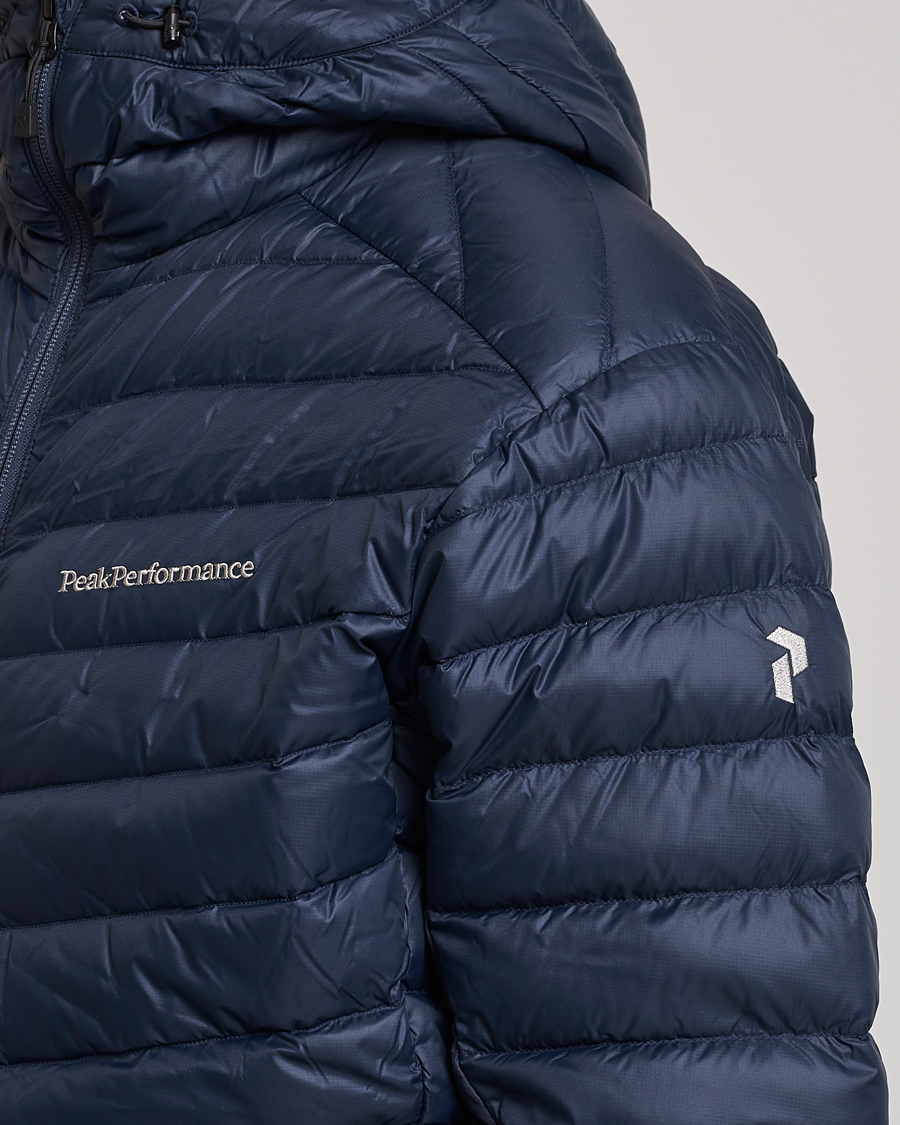 Herr | Jackor | Peak Performance | Frost Liner Down Hooded Jacket Blue Shadow
