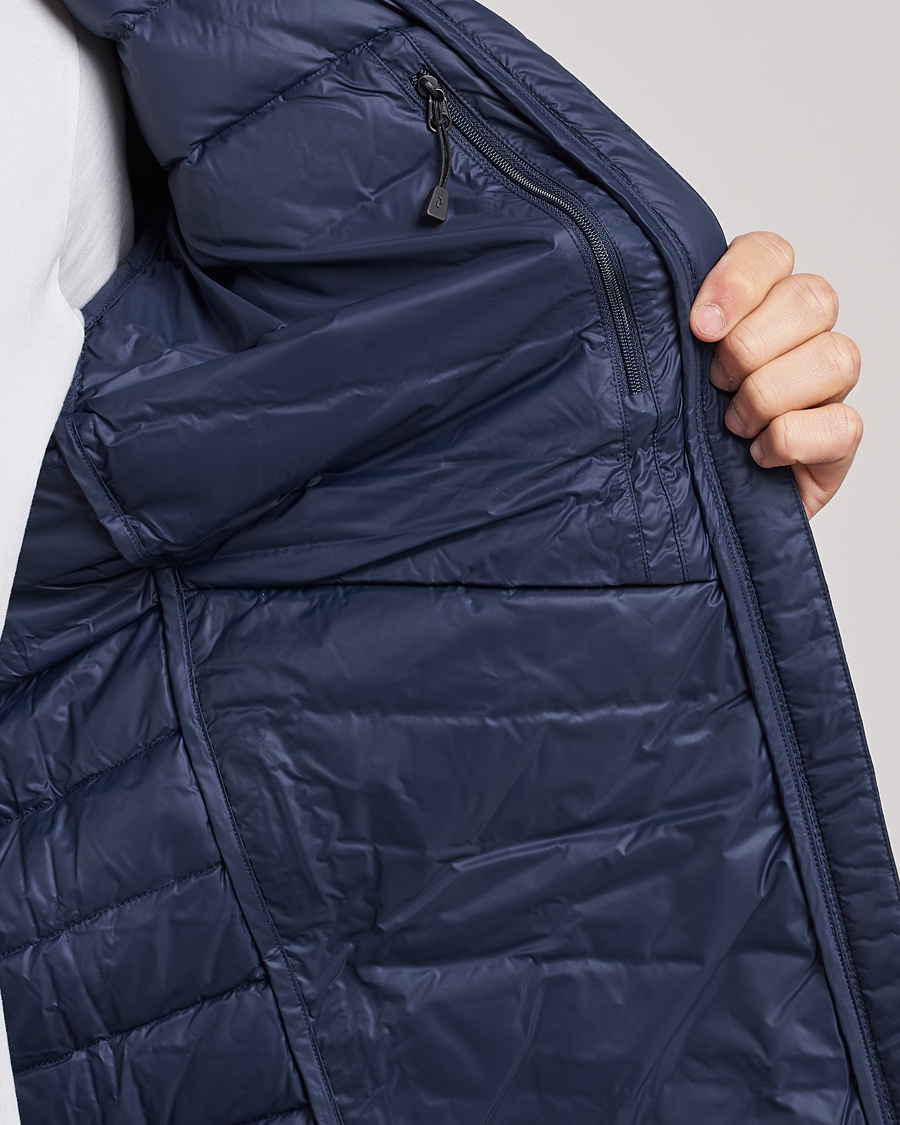 Herr | Jackor | Peak Performance | Frost Liner Down Hooded Jacket Blue Shadow