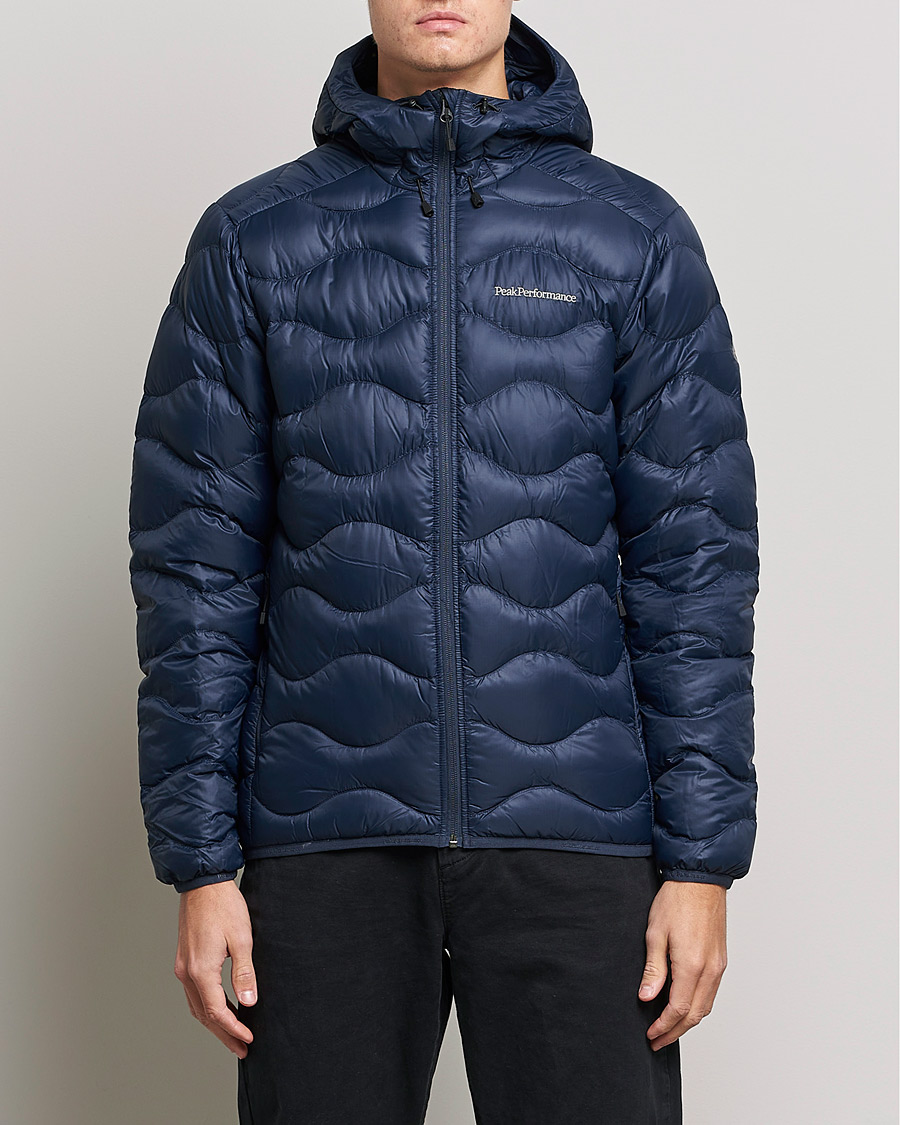 Herr | Realisation | Peak Performance | Helium Down Hooded Jacket Blue Shadow