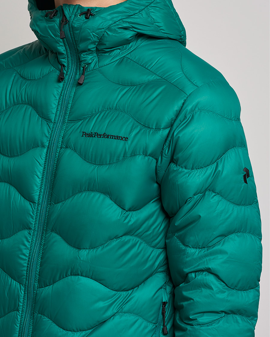 Herr | Jackor | Peak Performance | Helium Down Hood Green Ivy
