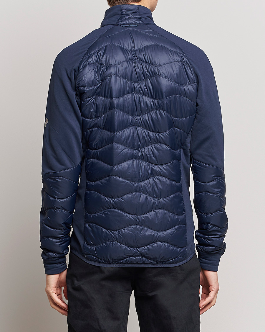 Herr | Jackor | Peak Performance | Helium Down Hybrid Jacket Blue Shadow