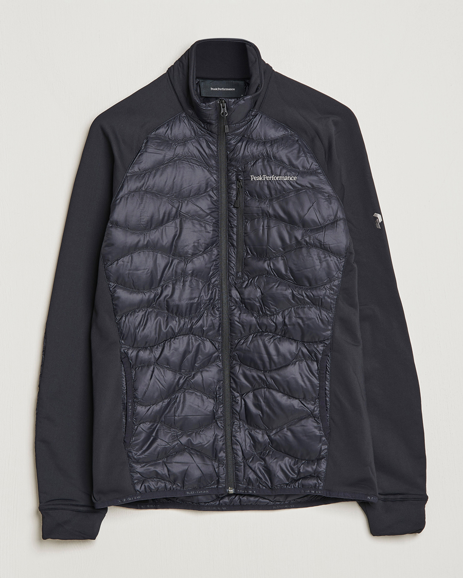Herr | Jackor | Peak Performance | Helium Down Hybrid Jacket Black