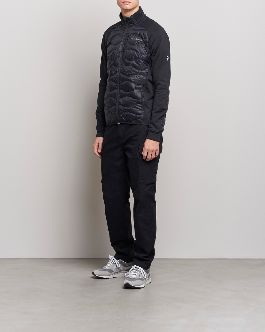 Herr | Jackor | Peak Performance | Helium Down Hybrid Jacket Black