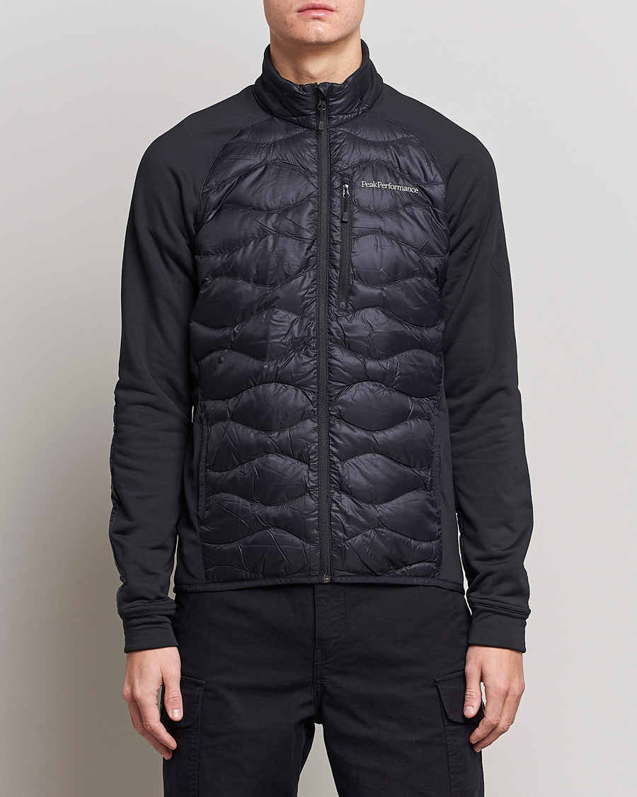 Herr | Jackor | Peak Performance | Helium Down Hybrid Jacket Black