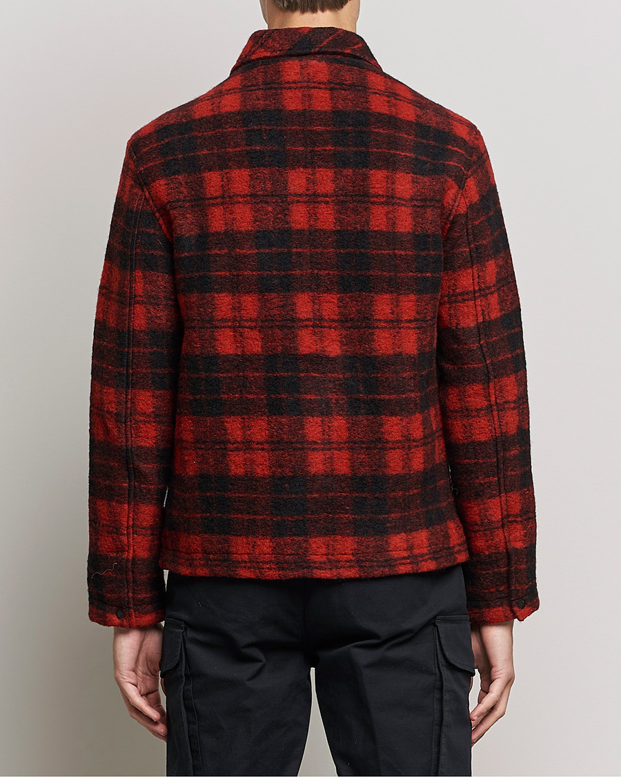 Herr | Skjortor | Peak Performance | Wool Overshirt Checked Red