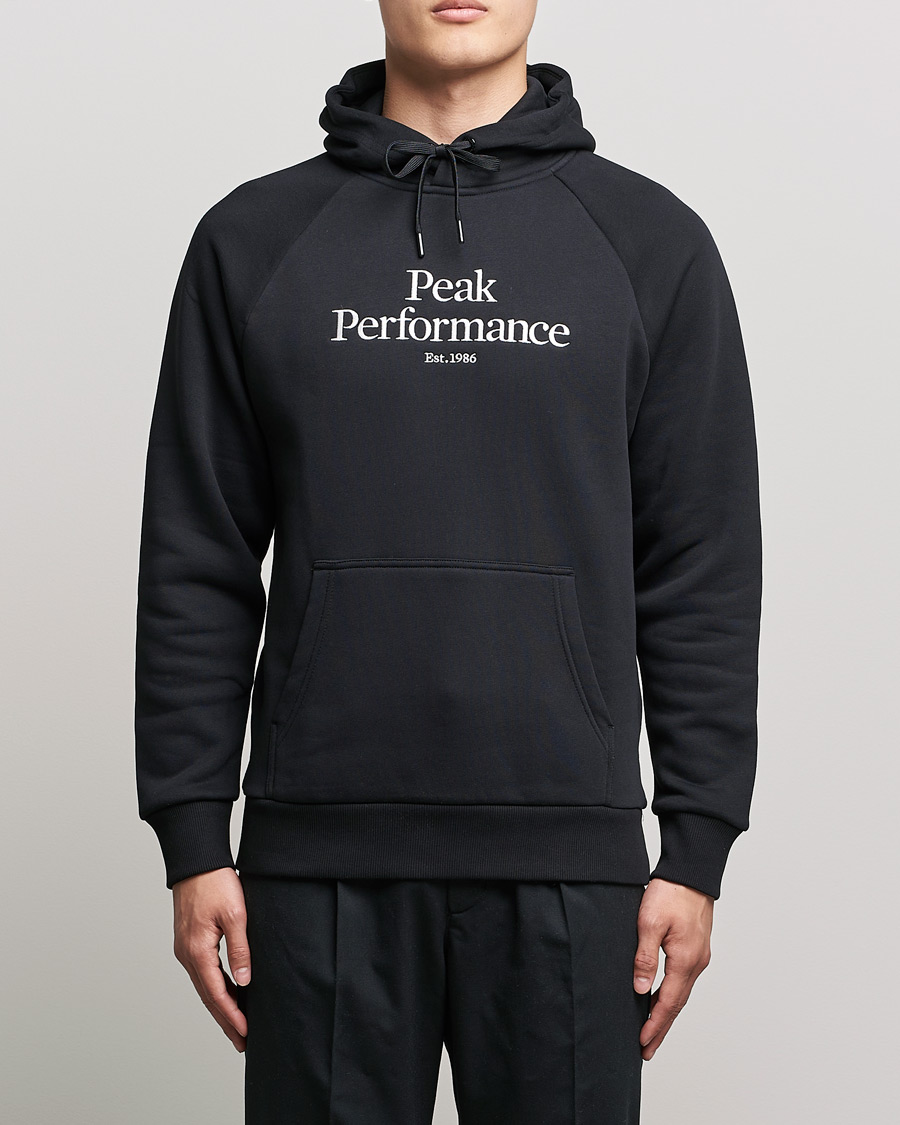 Herr | Huvtröjor | Peak Performance | Original Logo Hoodie Black
