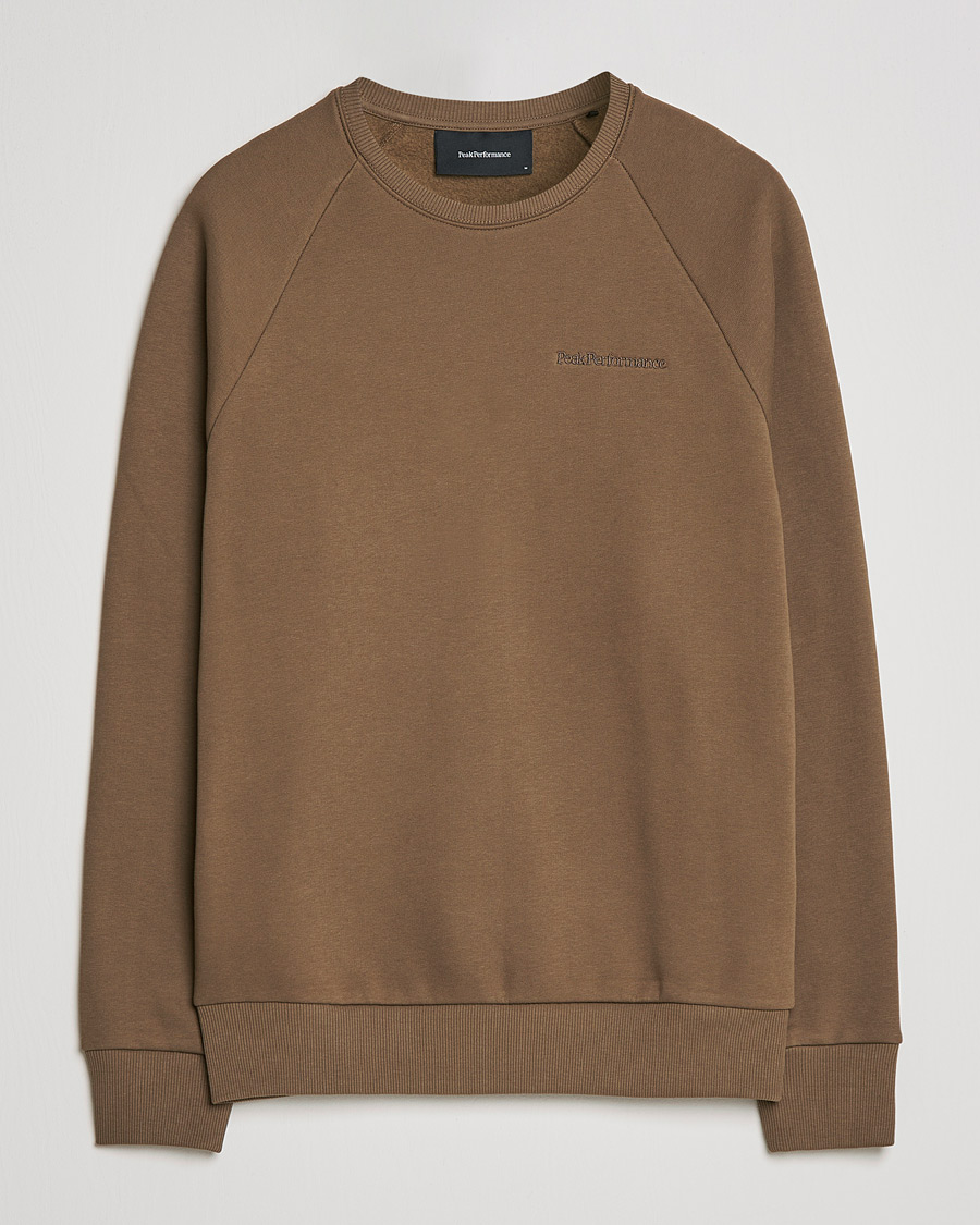 Herr | Tröjor | Peak Performance | Original Logo Crew Neck Woody
