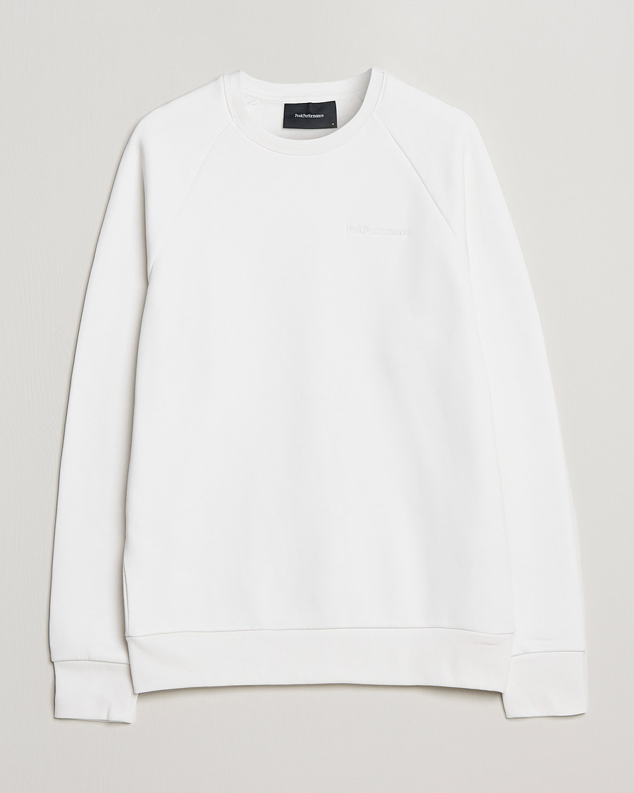 Herr | Tröjor | Peak Performance | Original Logo Crew Neck Sweatshirt Off White