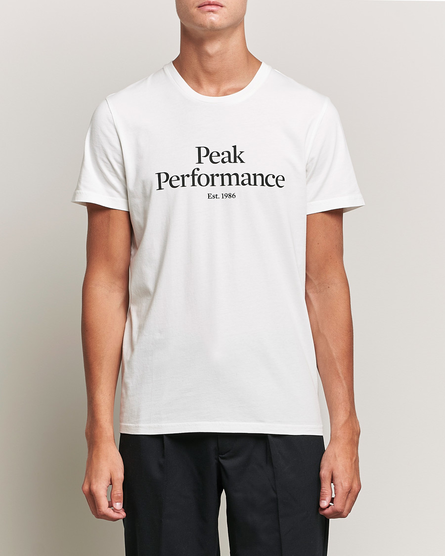 Herr | T-Shirts | Peak Performance | Original Tee Off White