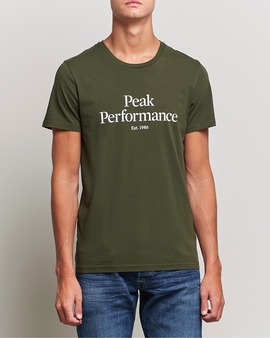 Herr | T-Shirts | Peak Performance | Original Tee Forest Night