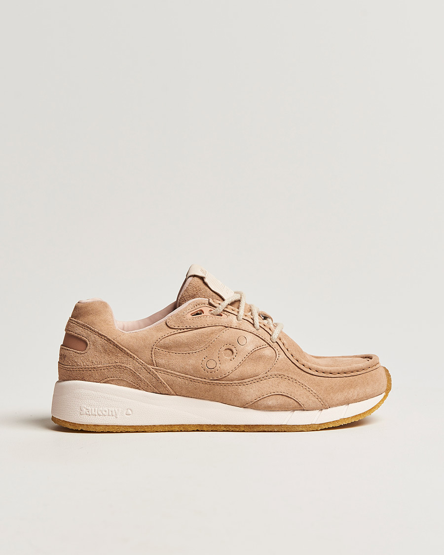 Herr | Saucony Shadow 6000 Moc Suede Sneaker Sand | Saucony | Shadow 6000 Moc Suede Sneaker Sand