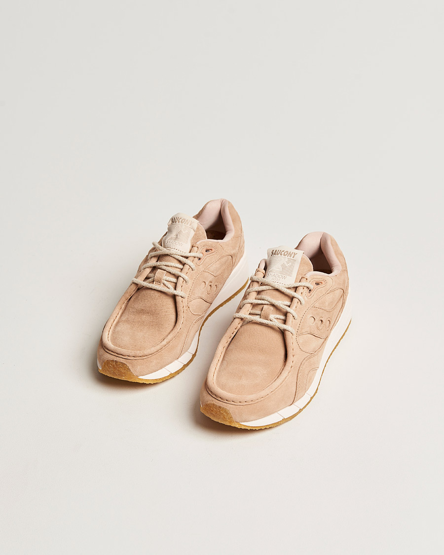 Herr | Saucony Shadow 6000 Moc Suede Sneaker Sand | Saucony | Shadow 6000 Moc Suede Sneaker Sand