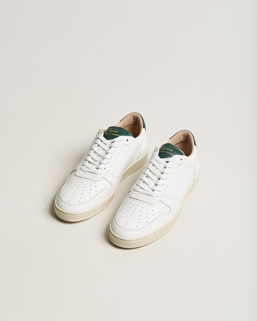 Herr | Zespà ZSP23 APLA Leather Sneakers Vert Sombre | Zespà | ZSP23 APLA Leather Sneakers Vert Sombre