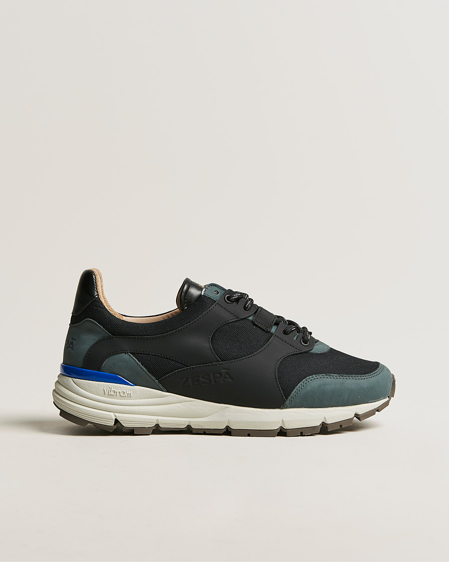 Herr | Zespà ZSP Trail Outdoor Textile Sneakers Black/Anthracite | Zespà | ZSP Trail Outdoor Textile Sneakers Black/Anthracite