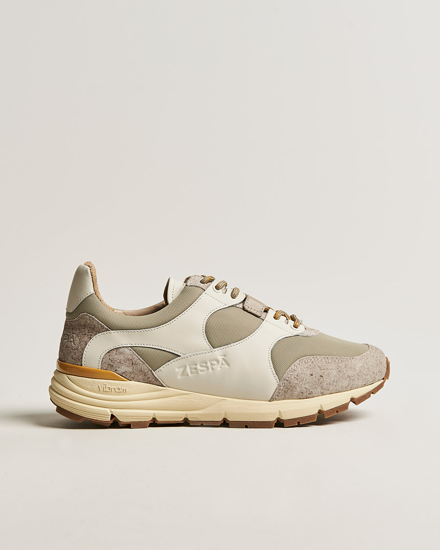 Herr | Zespà ZSP Trail Outdoor Textile Sneakers Taupe | Zespà | ZSP Trail Outdoor Textile Sneakers Taupe