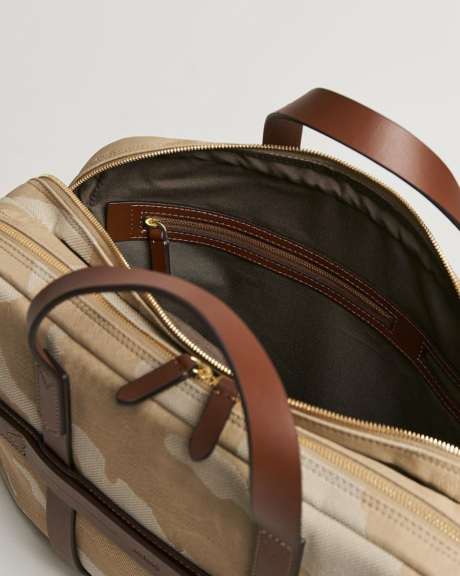 Herr | Mismo M/S Endeavour Briefcase Shades off Dune/Cuoio | Mismo | M/S Endeavour Briefcase Shades off Dune/Cuoio