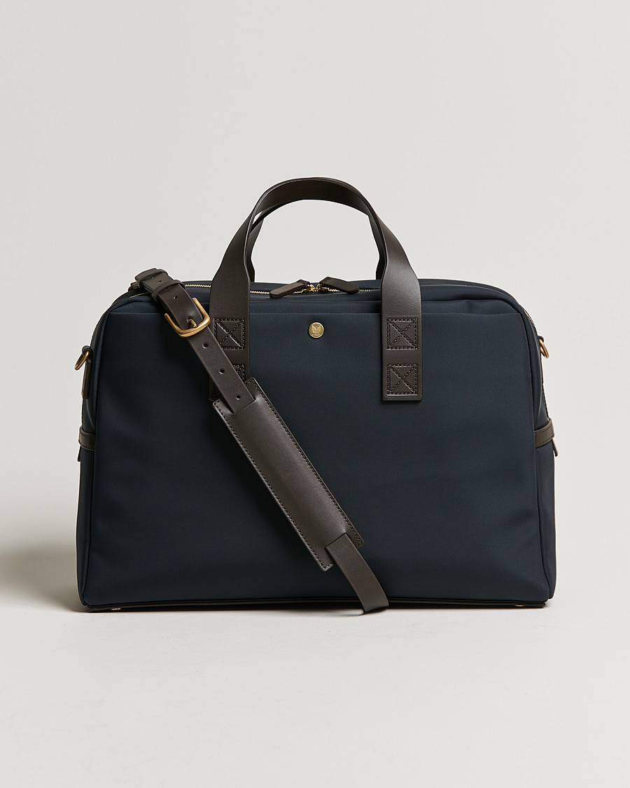 Herr | Mismo M/S Aviator Bag Navy/Dark Brown | Mismo | M/S Aviator Bag Navy/Dark Brown