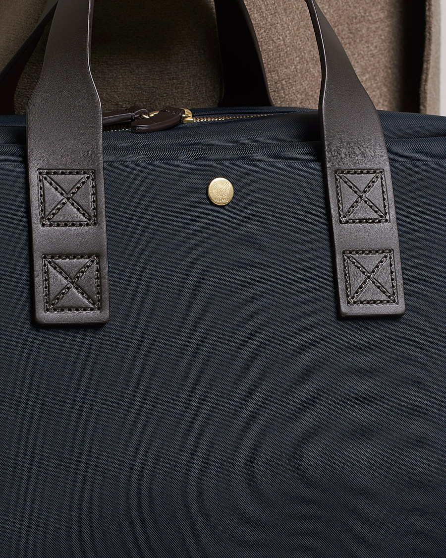 Herr | Mismo M/S Aviator Bag Navy/Dark Brown | Mismo | M/S Aviator Bag Navy/Dark Brown