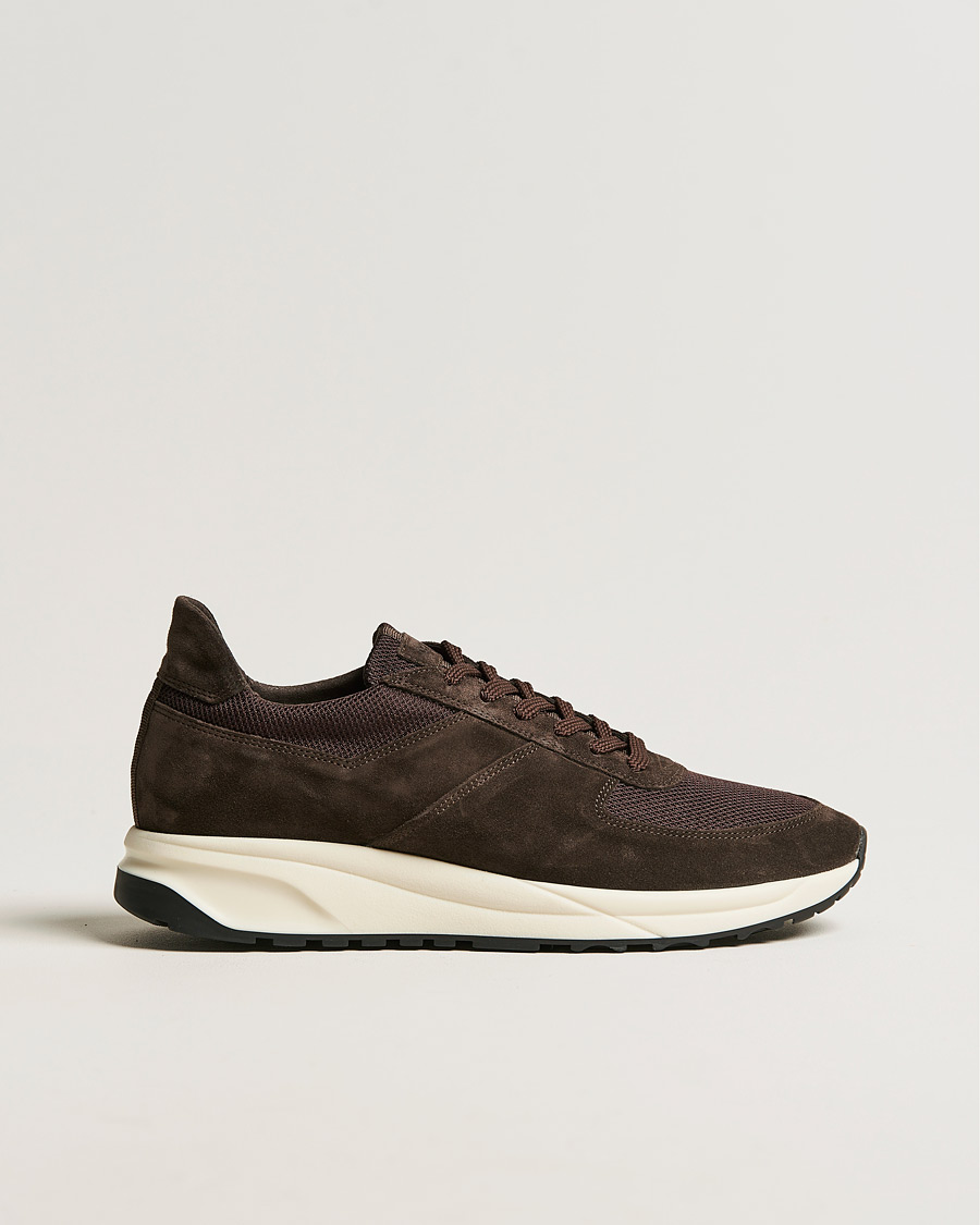 Herr | C.QP Stride Suede/Nylon Runner Dark Brown | CQP | C.QP Stride Suede/Nylon Runner Dark Brown