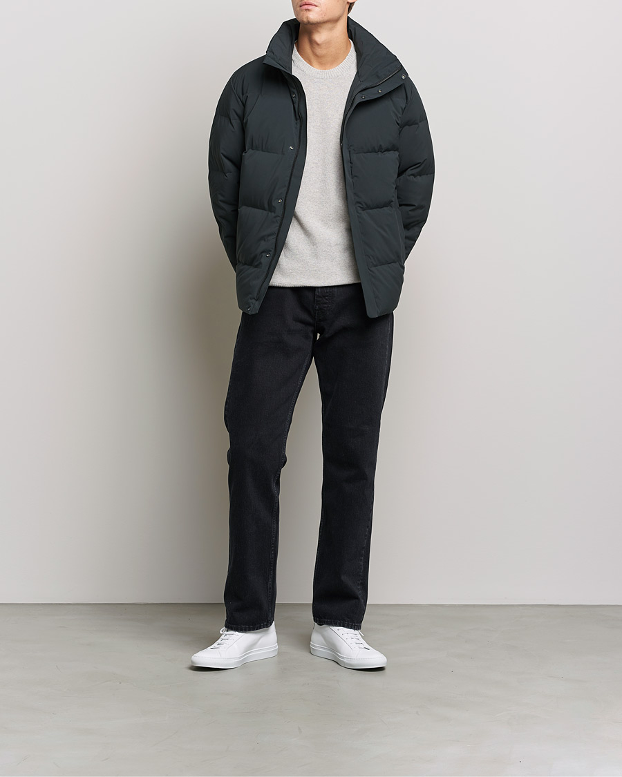 Herr | Jackor | NN07 | Golfie Padded Down Jacket Dark Grey