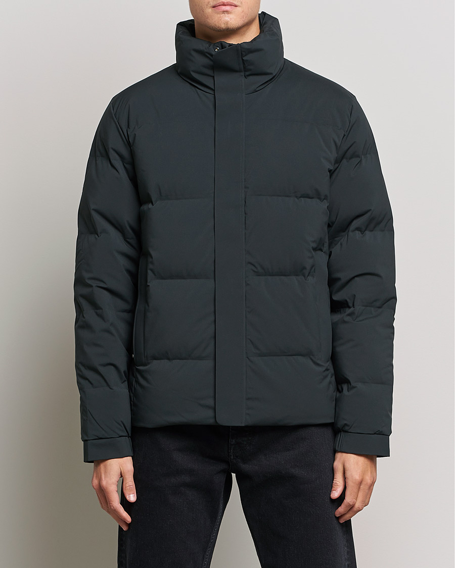 Herr | Jackor | NN07 | Golfie Padded Down Jacket Dark Grey