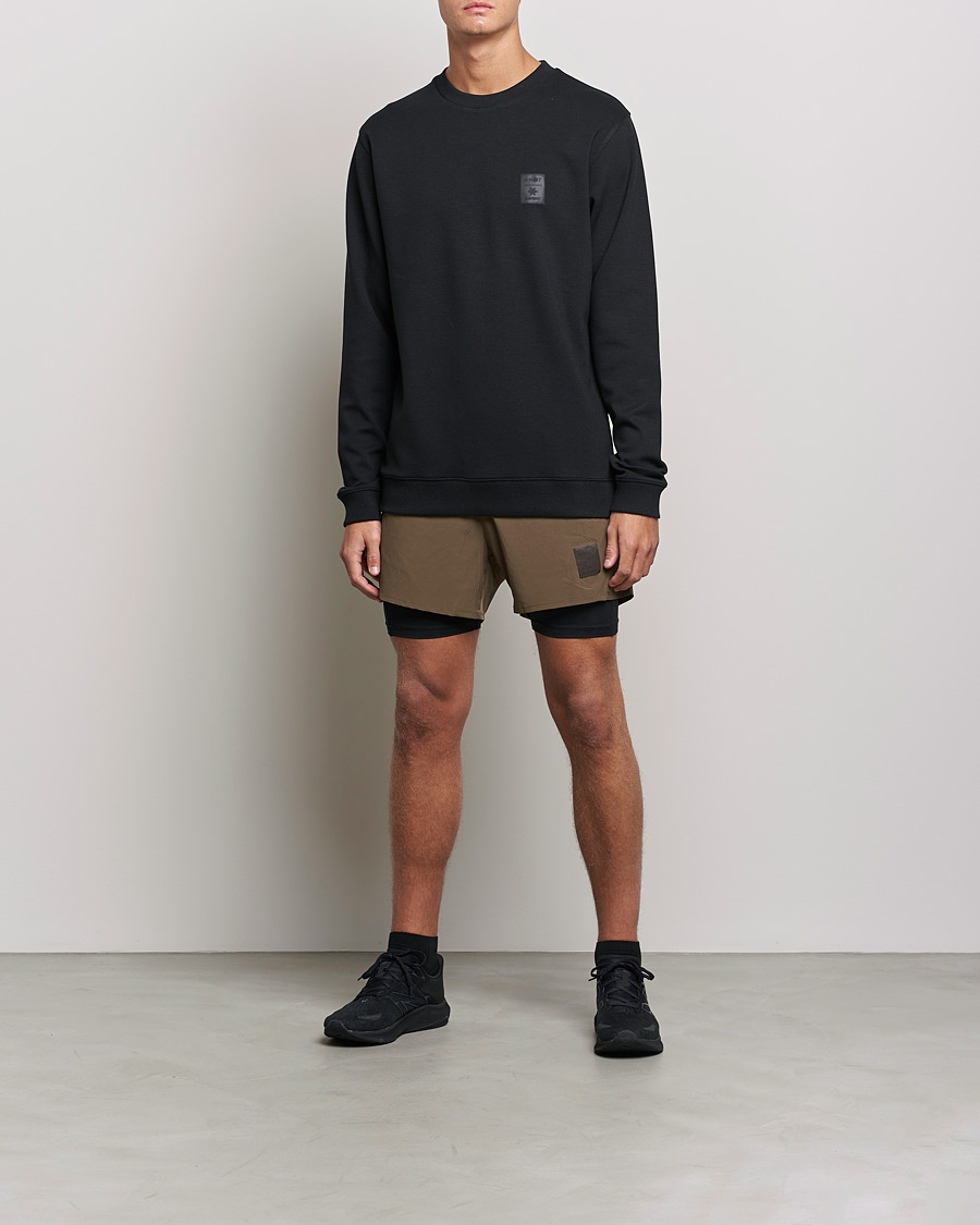 Herr | T-Shirts | NN07 | Barrow Long Sleeve Crew Black