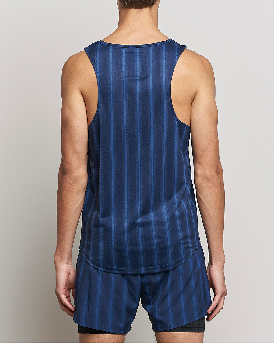 Herr | T-Shirts | NN07 | Combat Singlet Navy Stripe