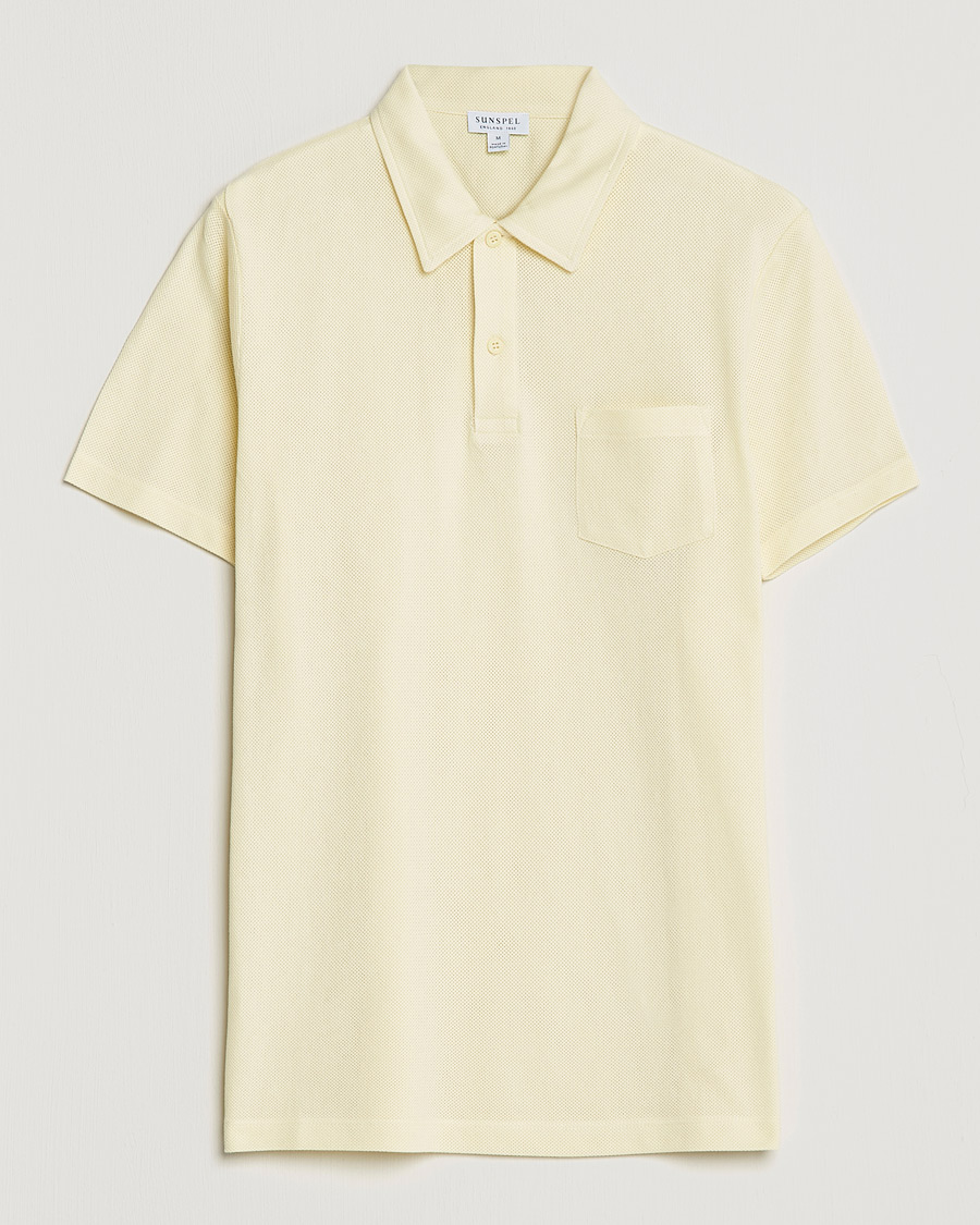 Herr | Pikéer | Sunspel | Riviera Polo Shirt Lemon