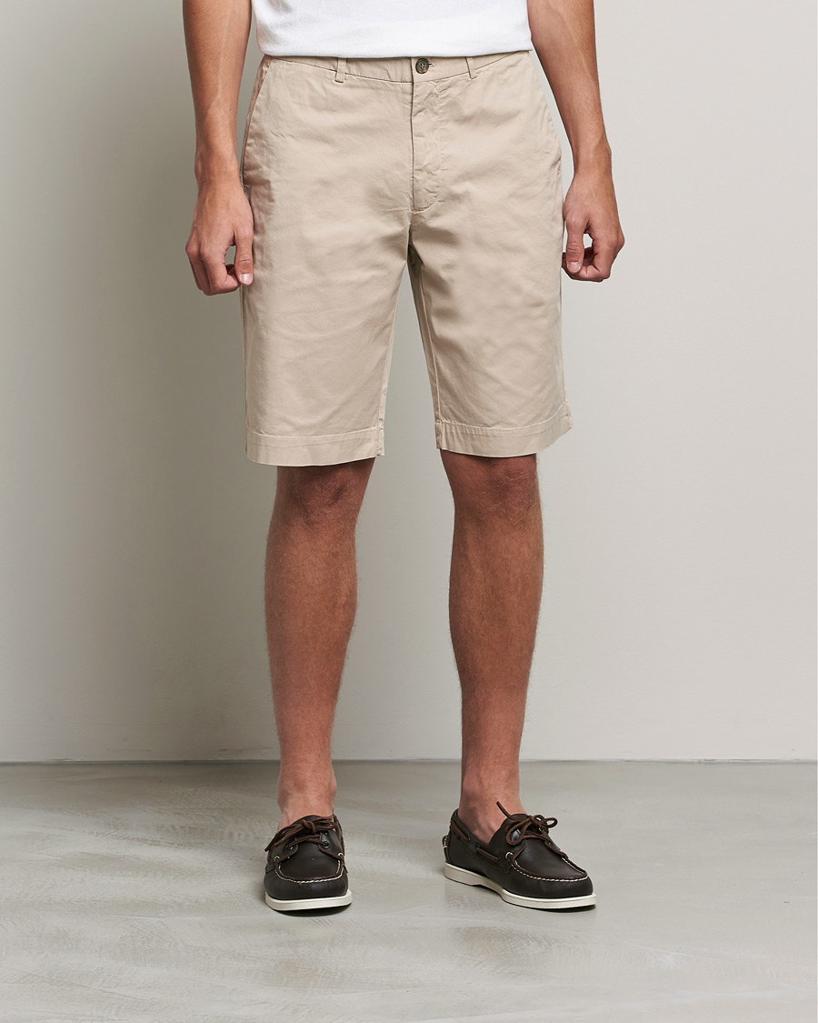 Herr | Shorts | Sunspel | Cotton Chino Shorts Light Stone