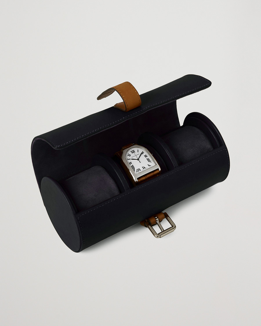Herr | Ralph Lauren Home Toledo Leather Watch Case Navy | Ralph Lauren Home | Toledo Leather Watch Case Navy