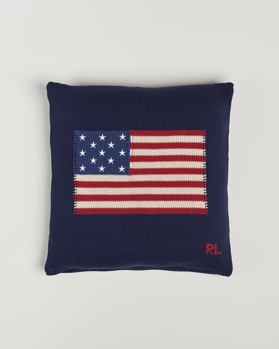 Herr | Till hemmet | Ralph Lauren Home | RL Flag 50x50 cm Throw Pillow Navy