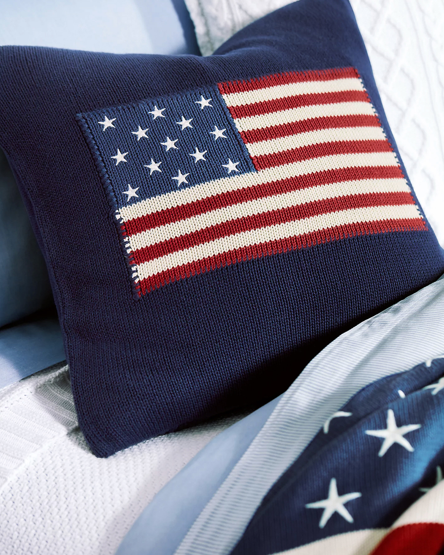 Herr | Till hemmet | Ralph Lauren Home | RL Flag 50x50 cm Throw Pillow Navy