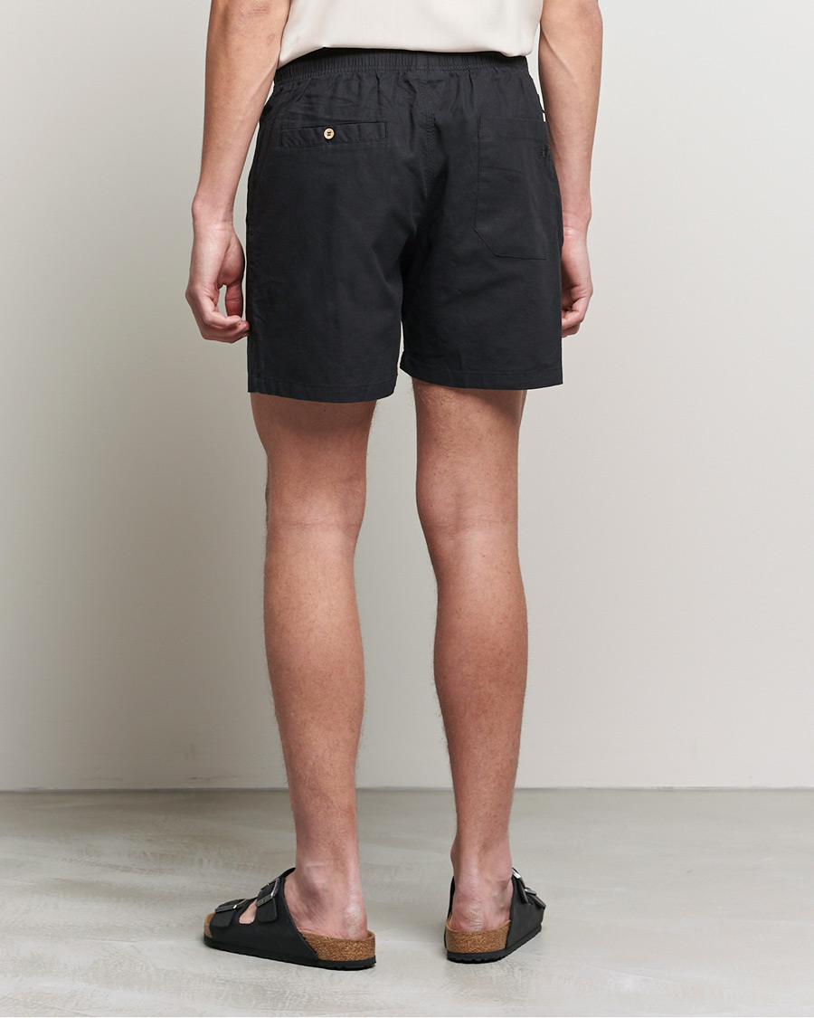 Herr | Shorts | OAS | Linen Shorts Black