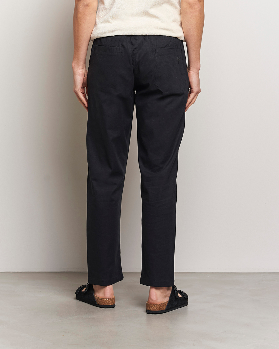 Herr | Byxor | OAS | Linen Long Pants Black