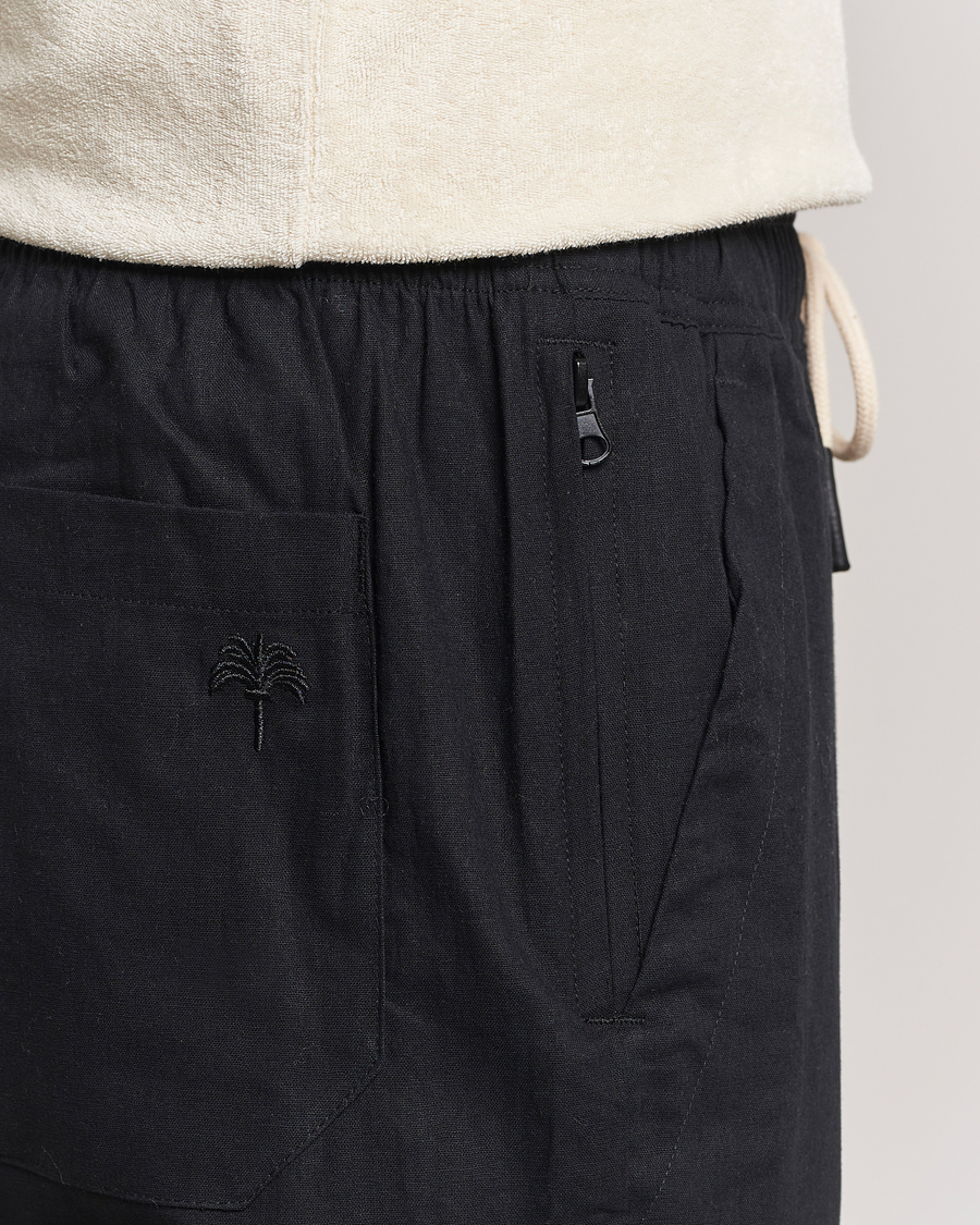 Herr | Byxor | OAS | Linen Long Pants Black