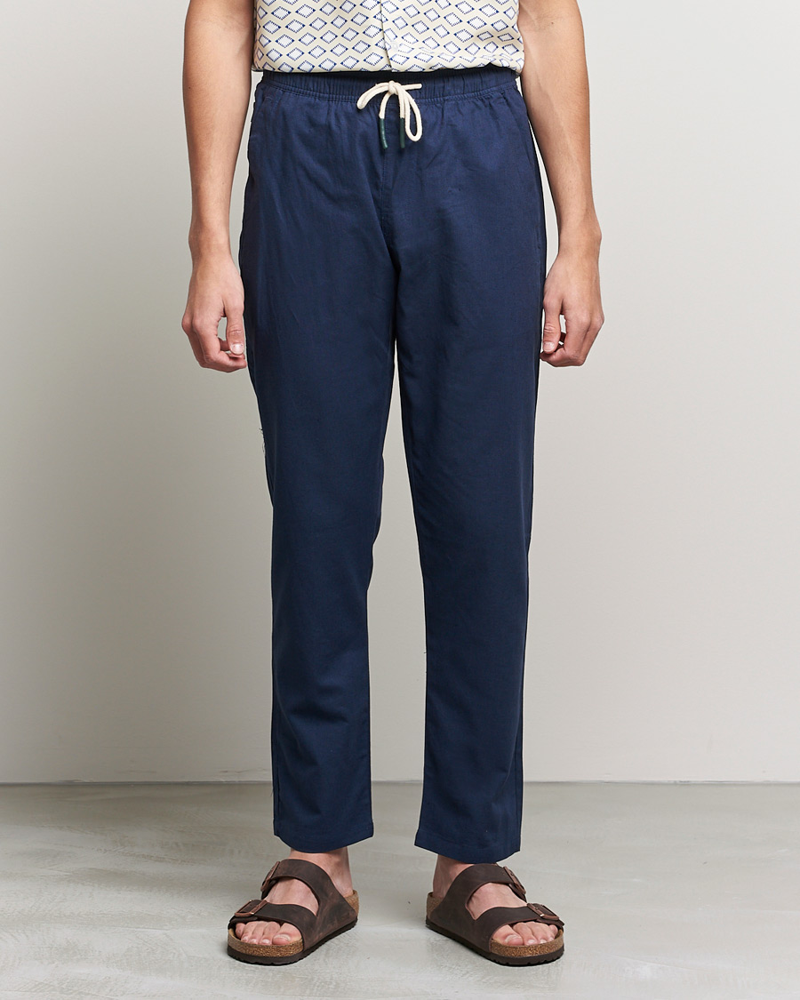 Herr |  | OAS | Linen Long Pants Navy