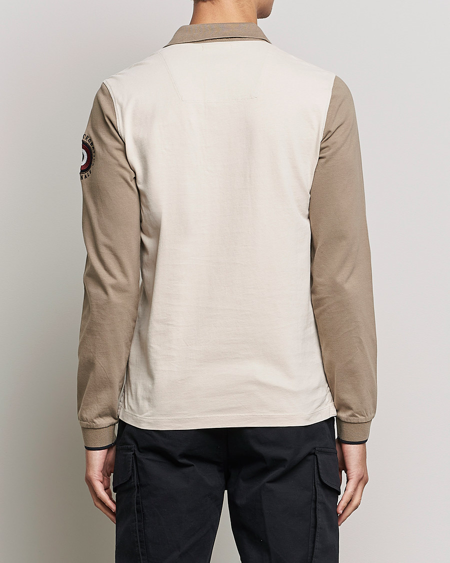 Herr | Tröjor | Aeronautica Militare | Long Sleeve Logo Polo Tortora