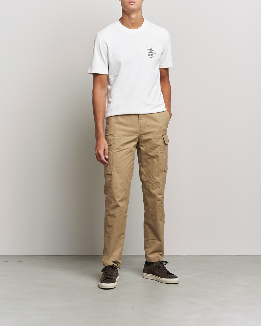 Herr | | Aeronautica Militare | Short Sleeve Tee Off White