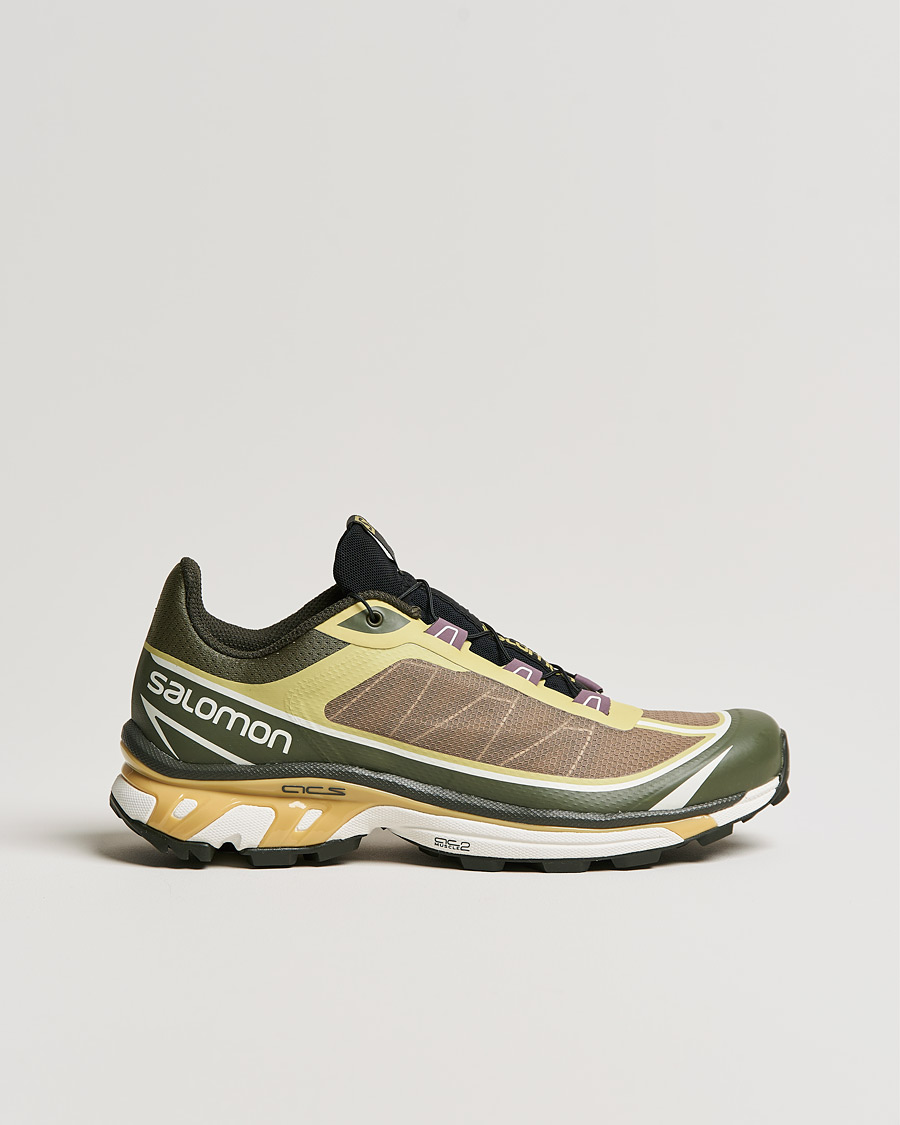 Herr | Salomon XT-6 Running Sneakers Kelp | Salomon | XT-6 Running Sneakers Kelp